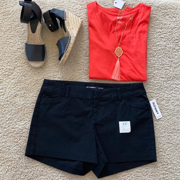 Old Navy Pants - Of Navy Black Pixie Shorts